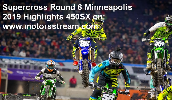 Supercross Round 6 Minneapolis 2019 Highlights 450SX