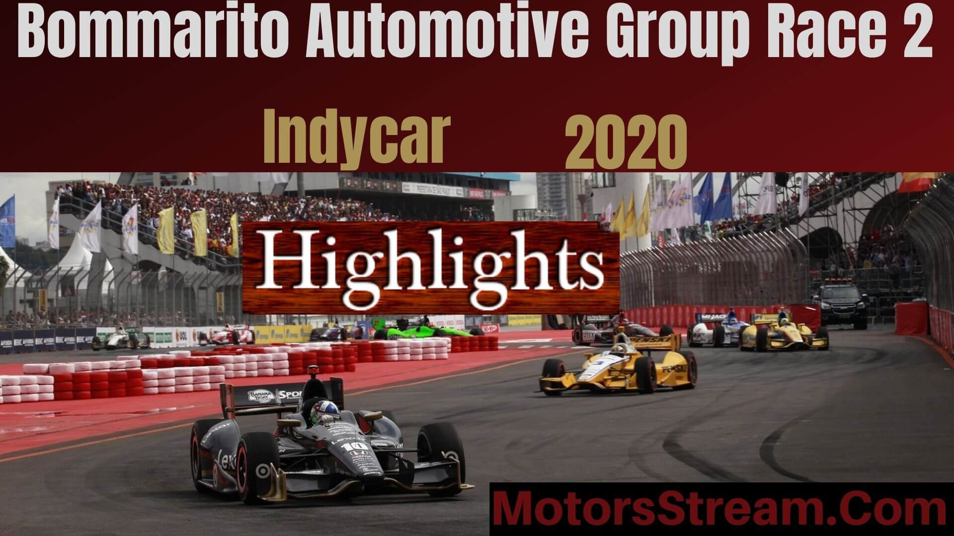 Bommarito Automotive Group Race 2 Highlights 2020 Indycar