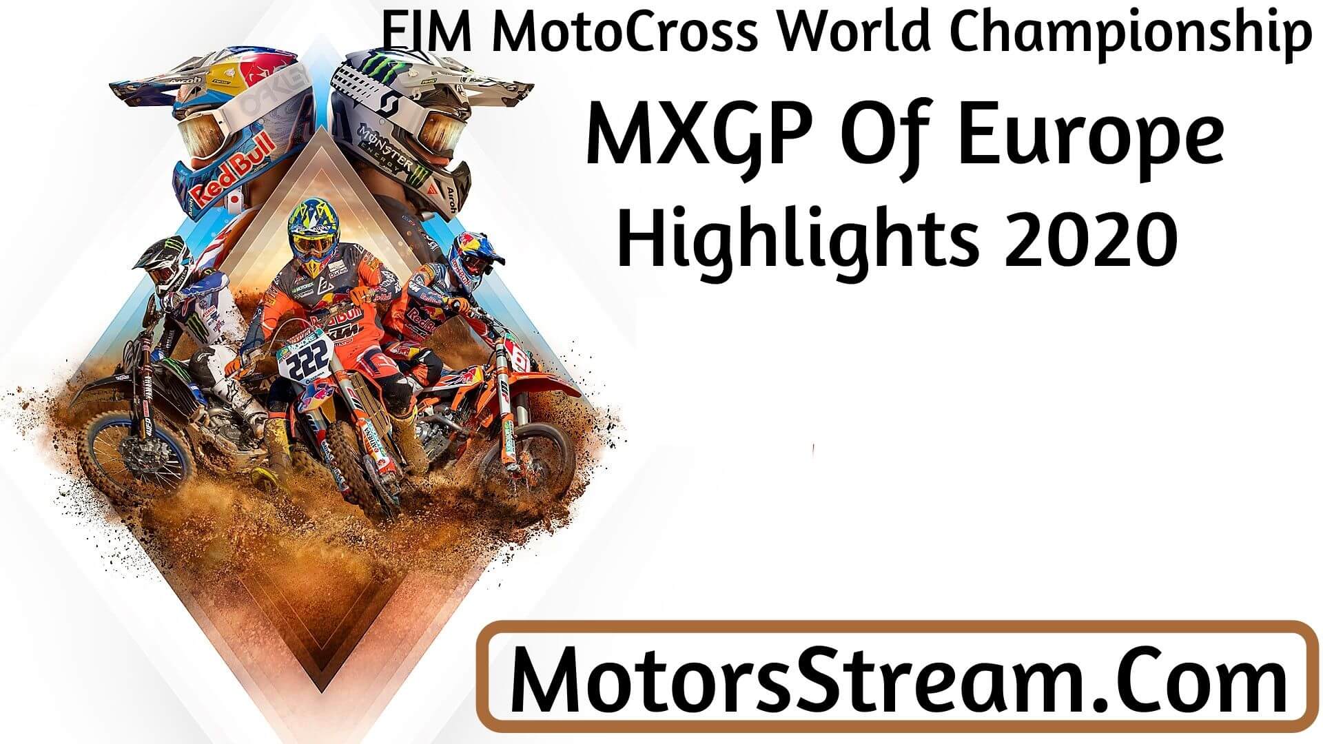 MXGP Of Europe Highlights 2020