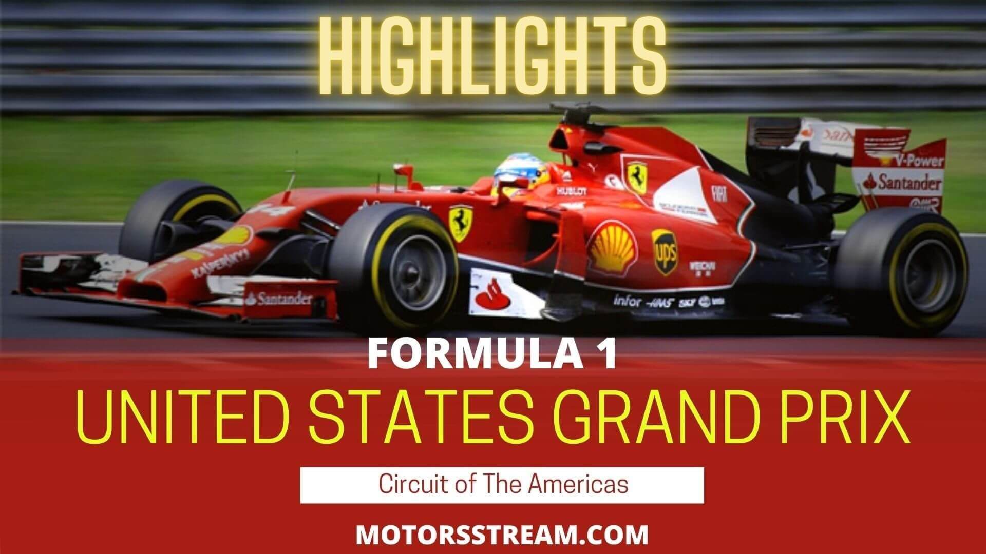 United States GP Highlights 2021 Formula 1