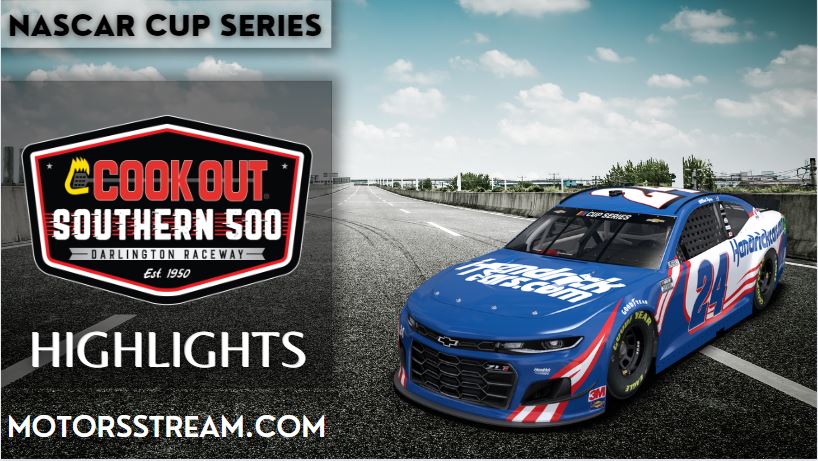 Nascar Cook Out Southern 500 Highlights 2022 Cup