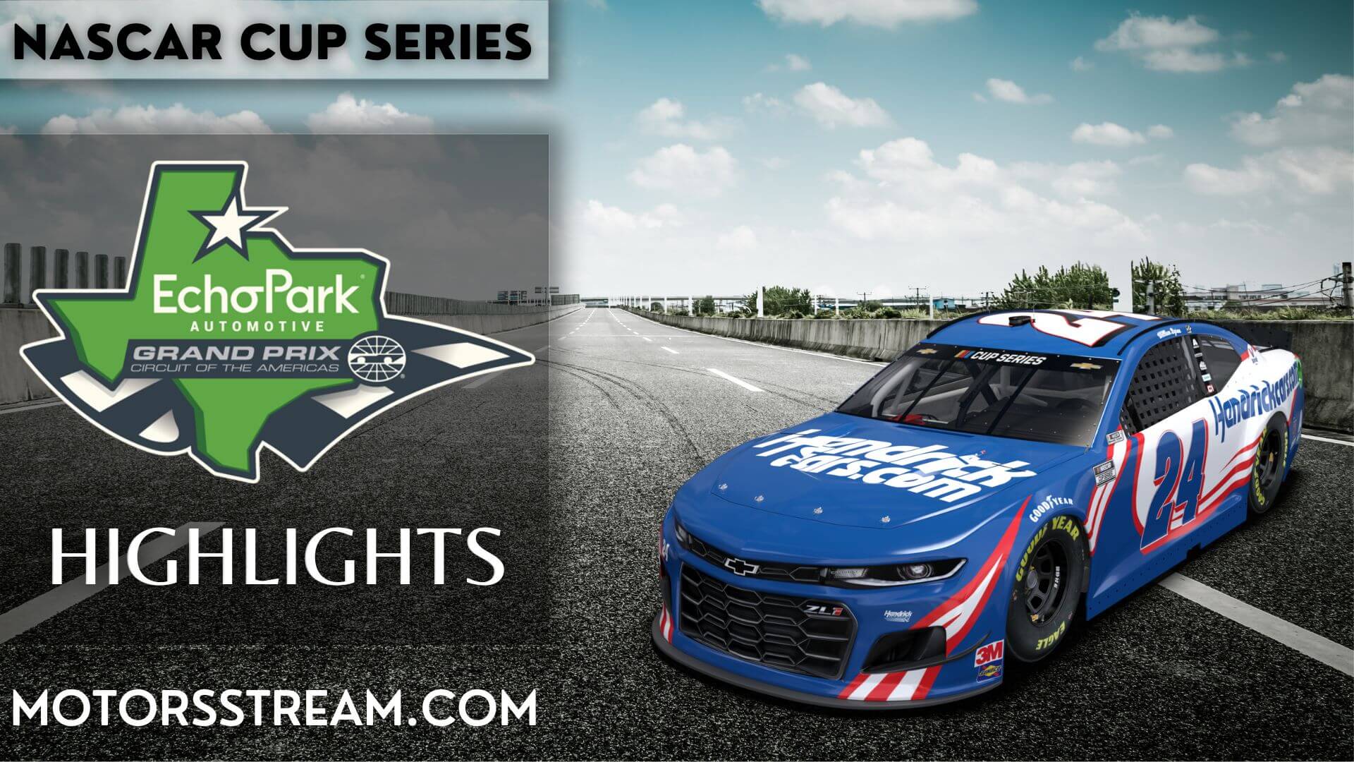 Nascar EchoPark Automotive GP Highlights 2023 Cup Series
