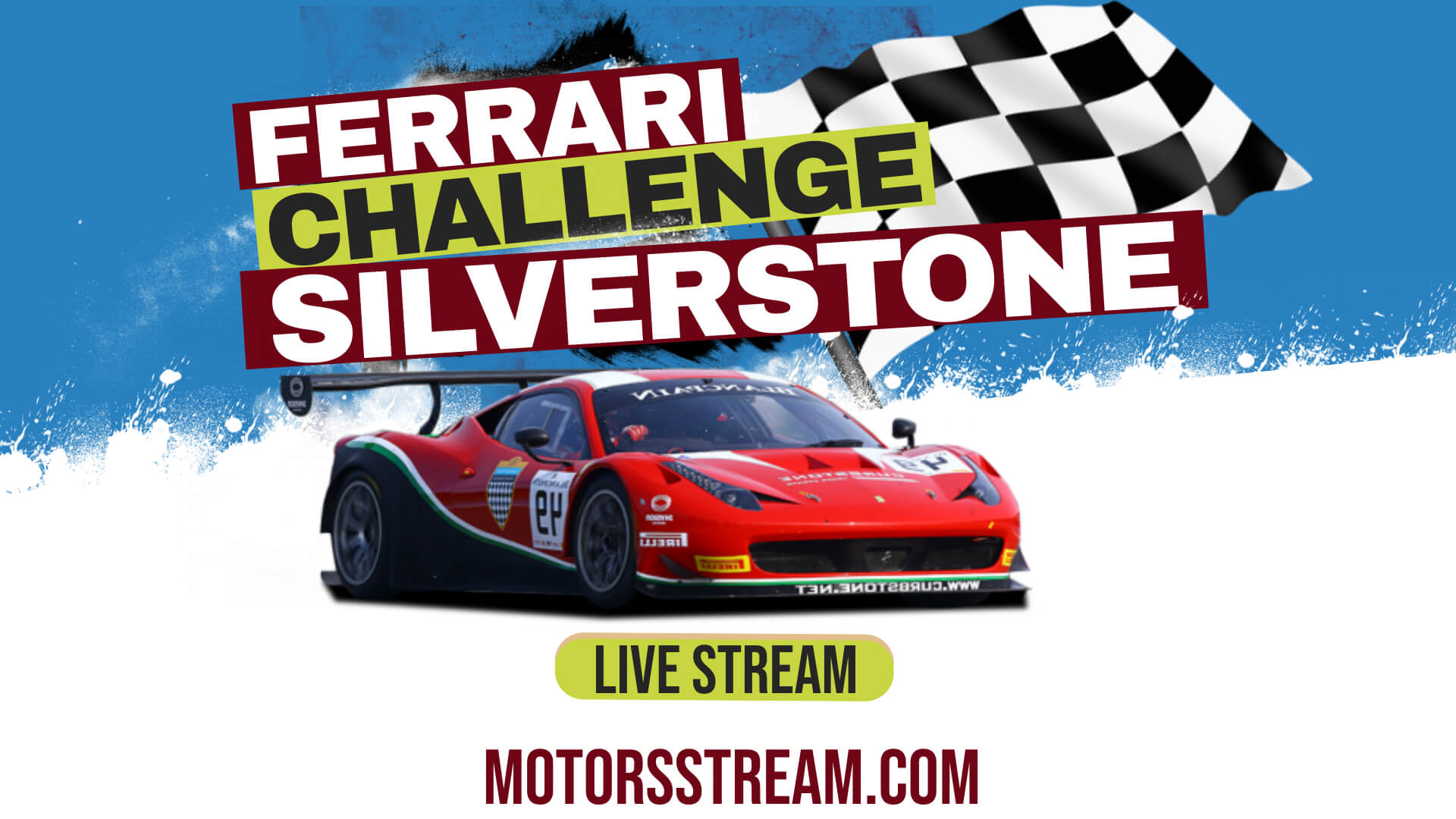 Live Silverstone Ferrari Challenge Stream