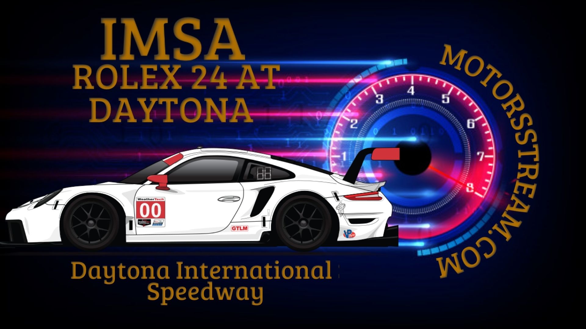 The Rolex 24 Hour Daytona TV Broadcasting Schedule
