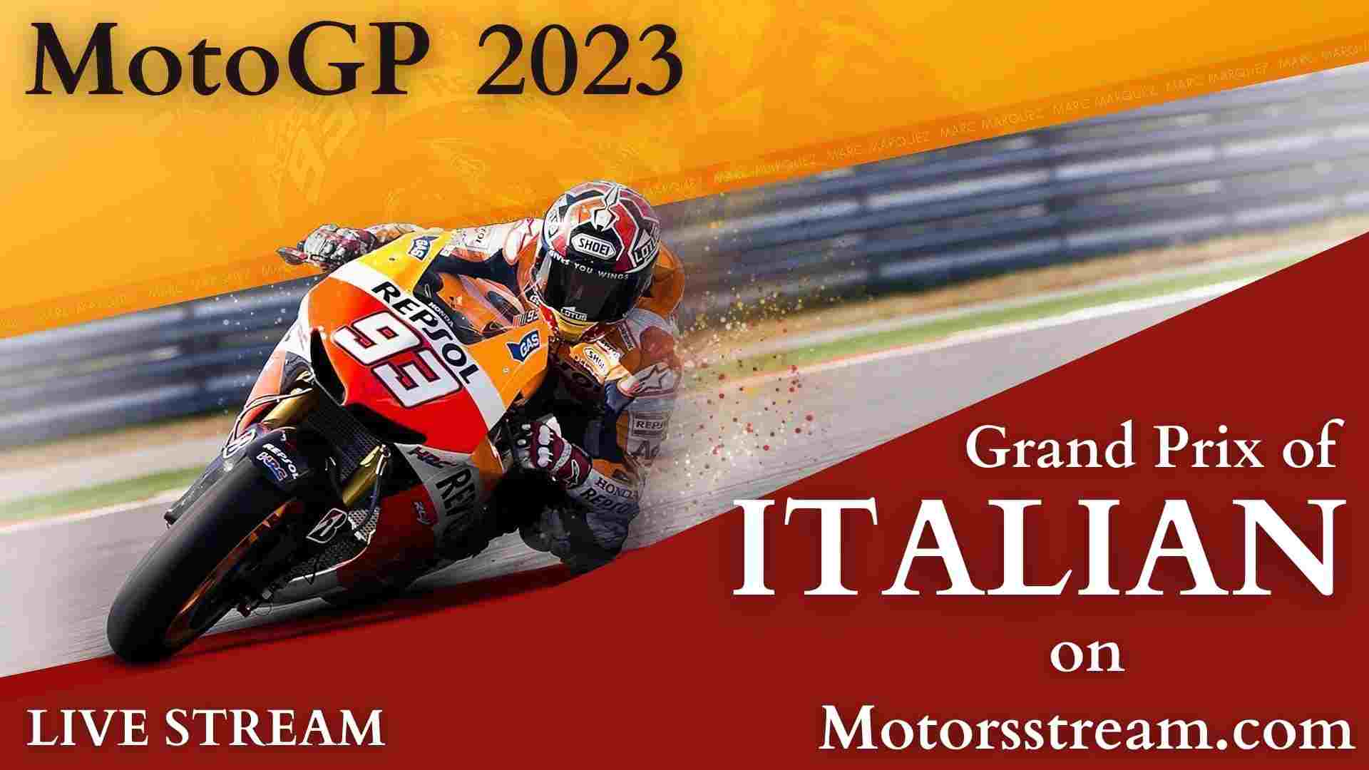 MotoGP Italian Grand Prix Live Stream
