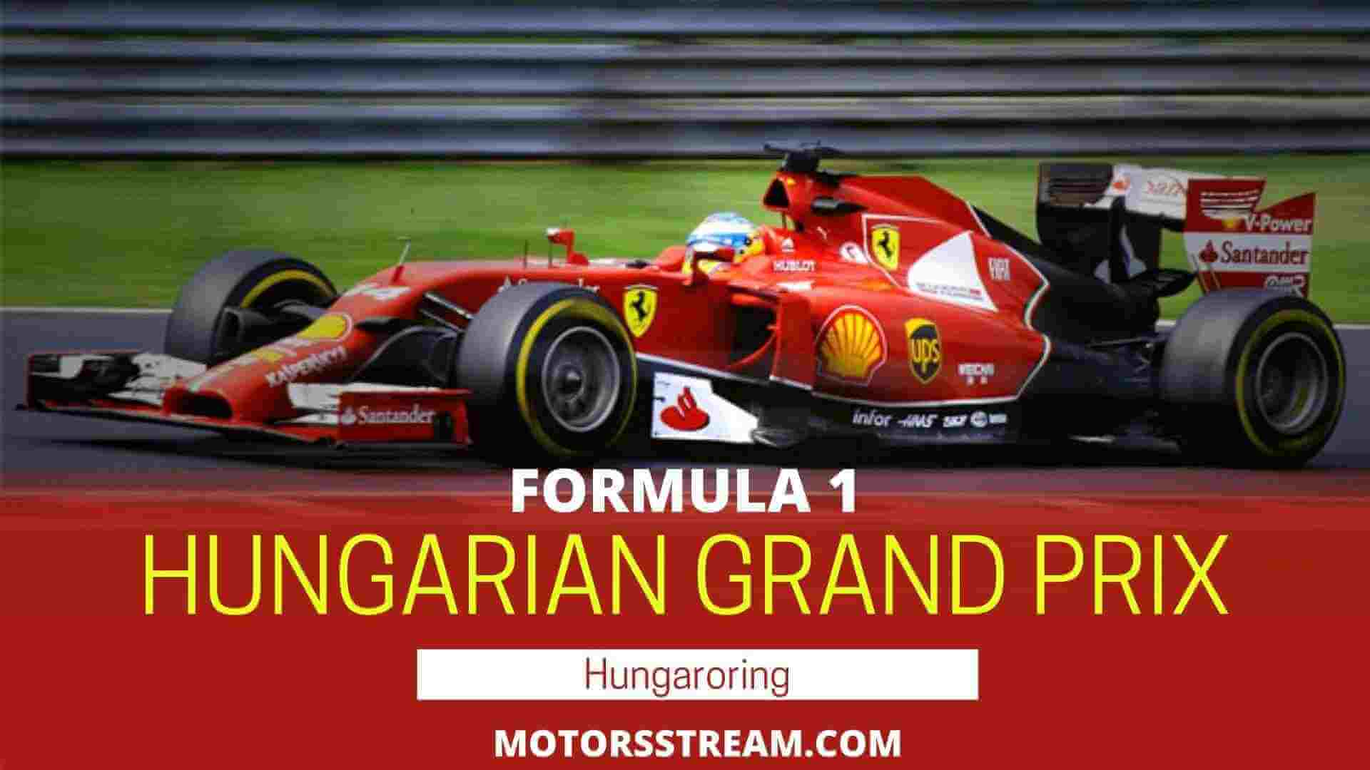 Formula 1 Hungarian Grand Prix Live Stream