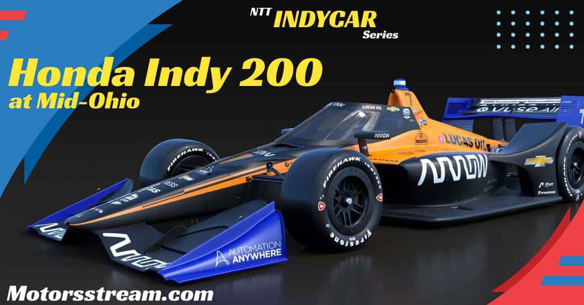 Live Honda Indy 200 At Mid Ohio Streaming