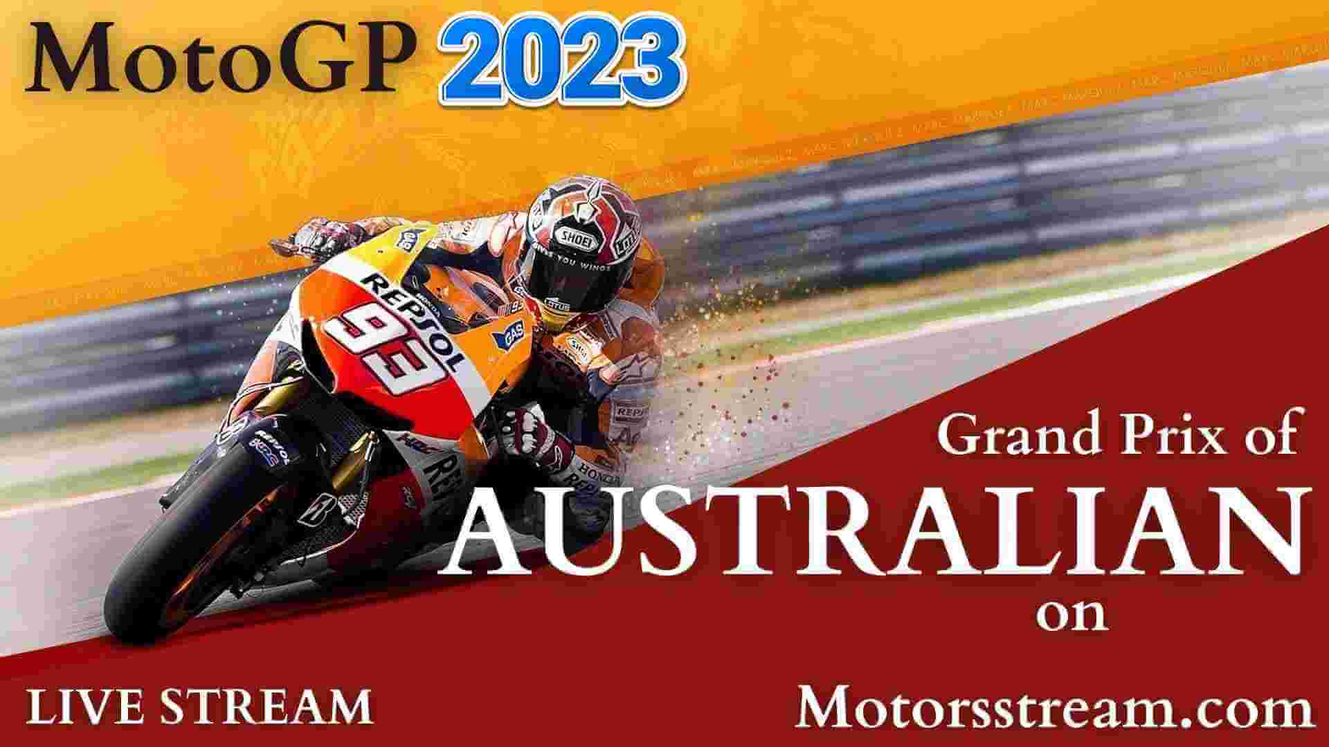 MotoGP 2018 Australian Round Live