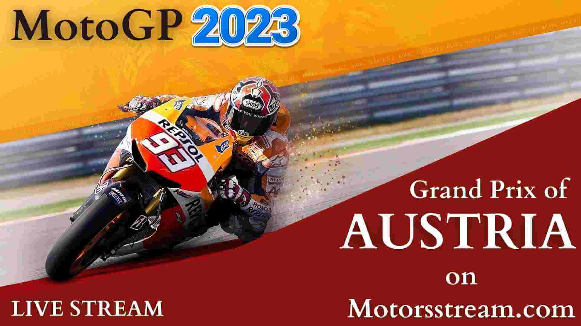 MotoGP Austrian Grand Prix 2019 Live Stream