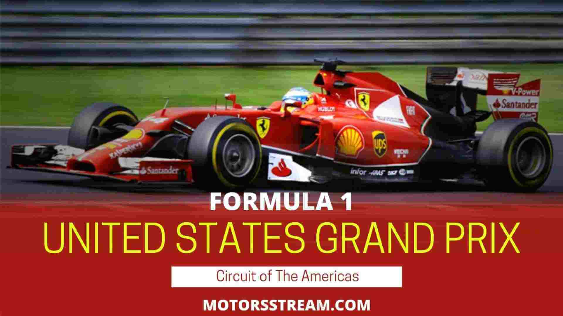 United States GP Live Stream 2018