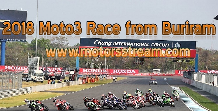 Live Moto3 Race Buriram
