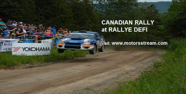 Live Canadian Rally at Rallye Defi