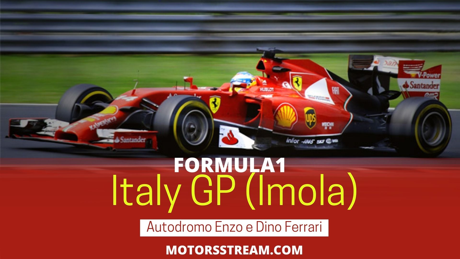 Formula 1 Italy Grand Prix Live Stream