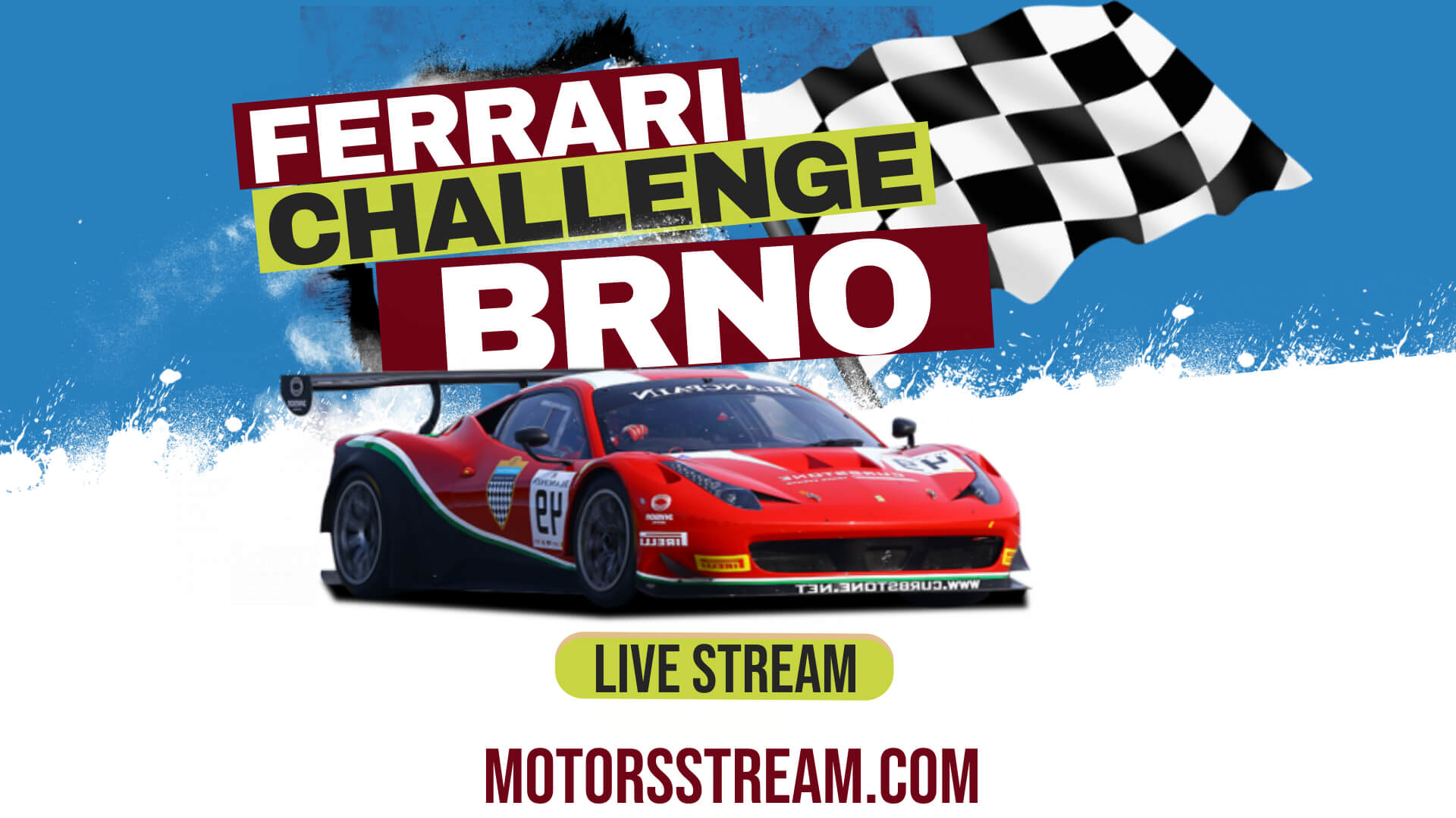 Watch Ferrari Challenge F1 Clienti at Brno Live