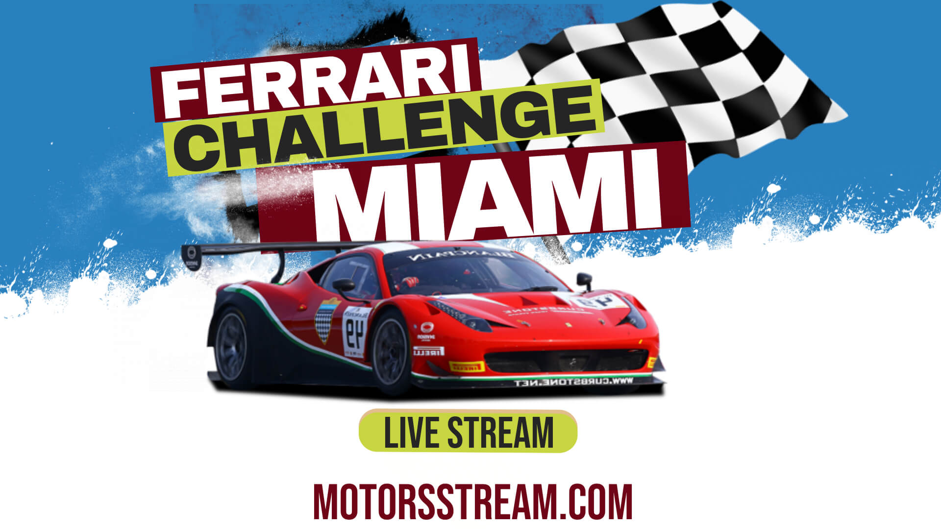 Ferrari Challenge Miami Live Stream