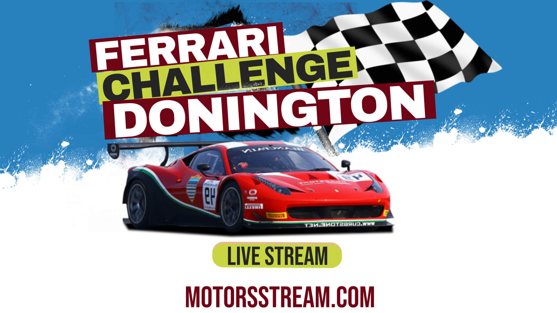 Ferrari Challenge UK Donington Live Stream