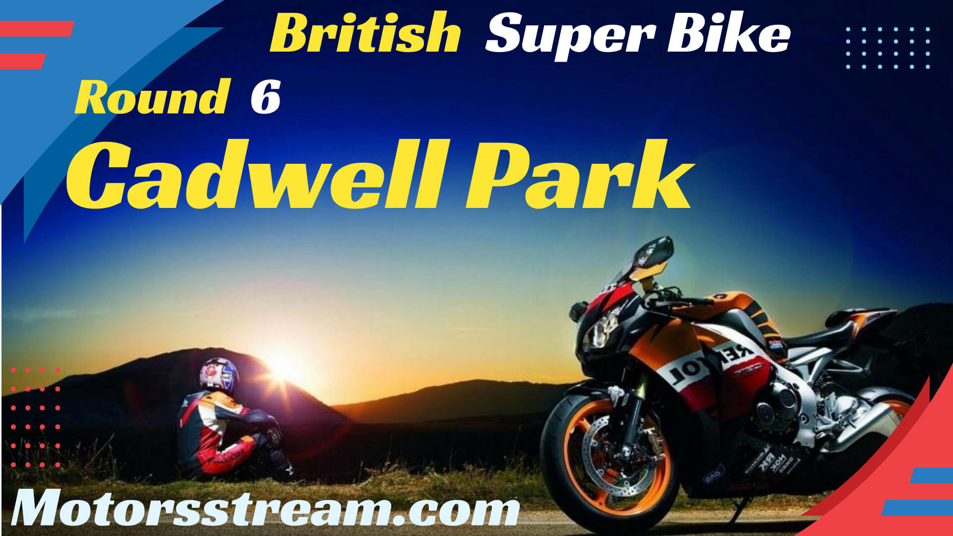 British Superbike Rd 6 at Cadwell Park Live Stream