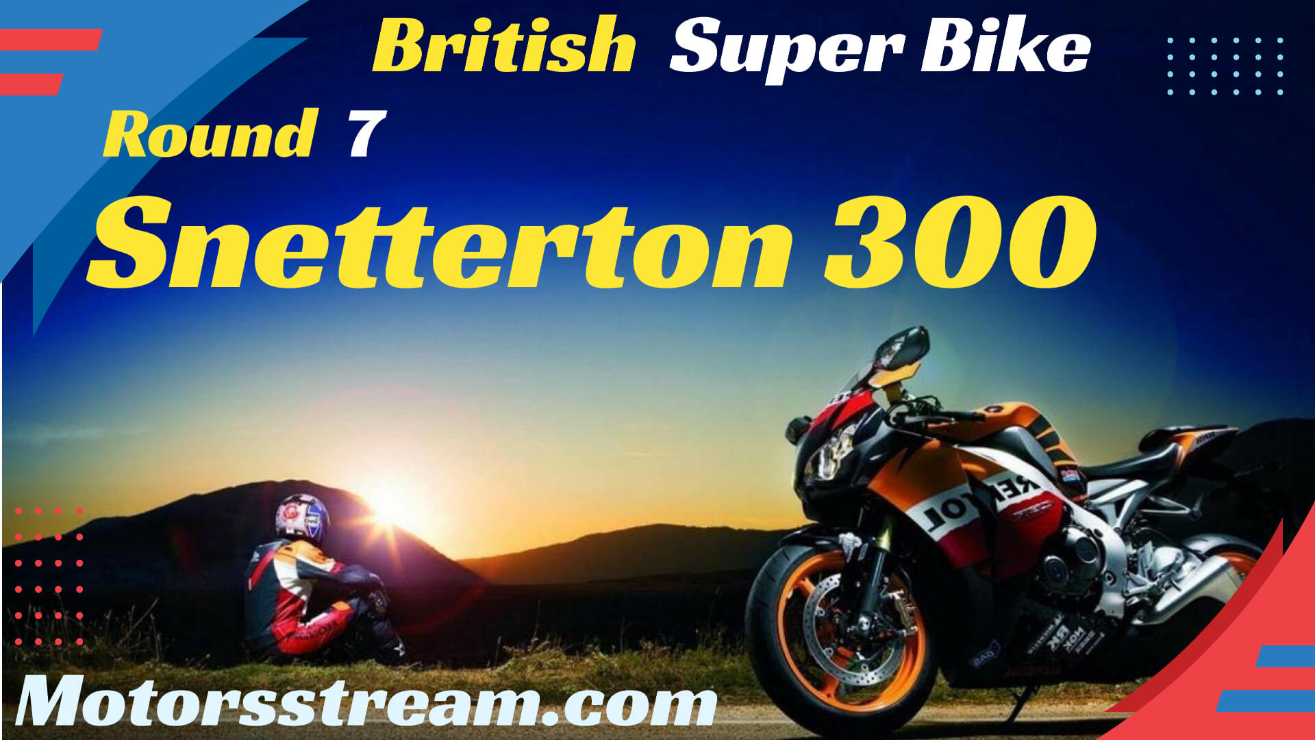 Snetterton 300 British Superbike Round 7 Live Stream