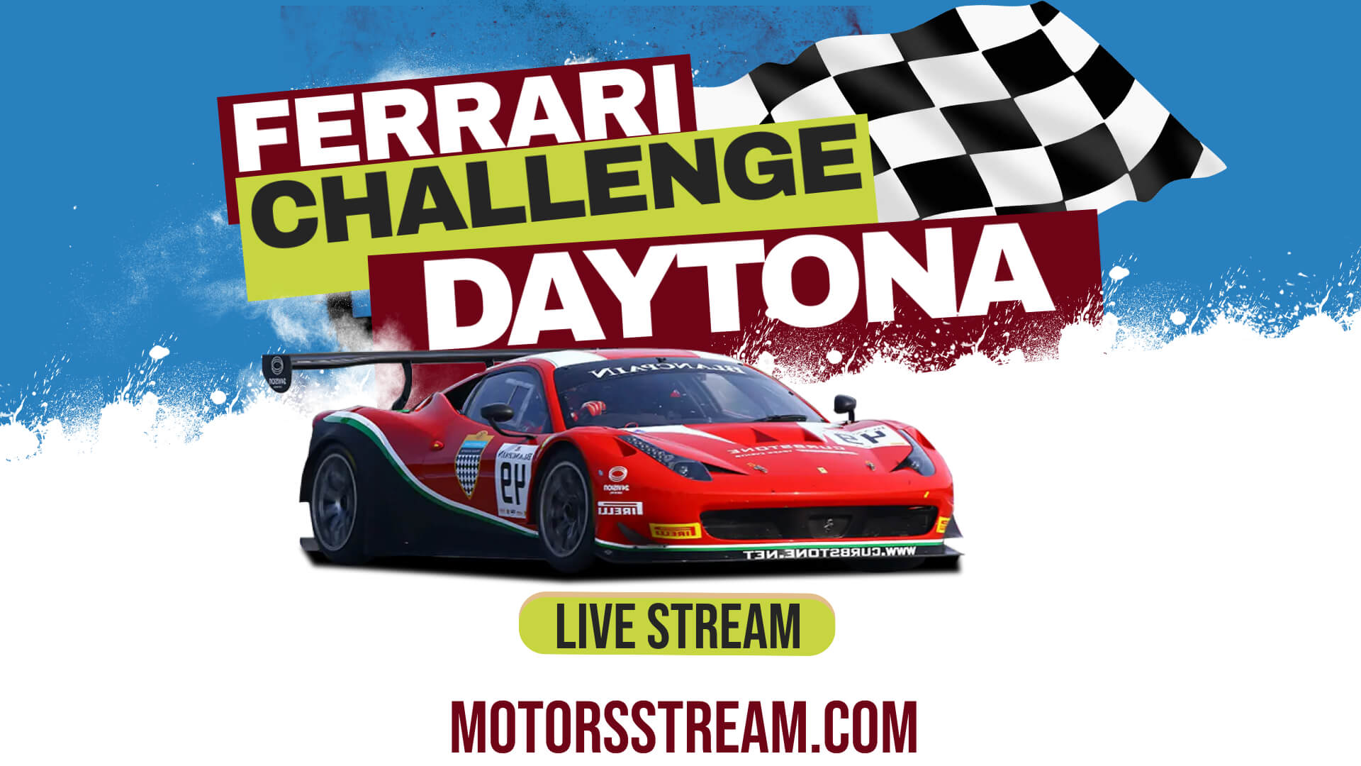 Daytona Live Stream Ferrari Challenge North America