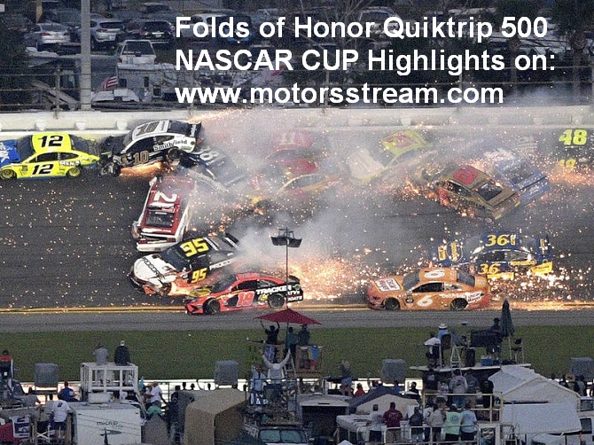 NASCAR Cup 2019 Folds of Honor Quiktrip 500 Highlights
