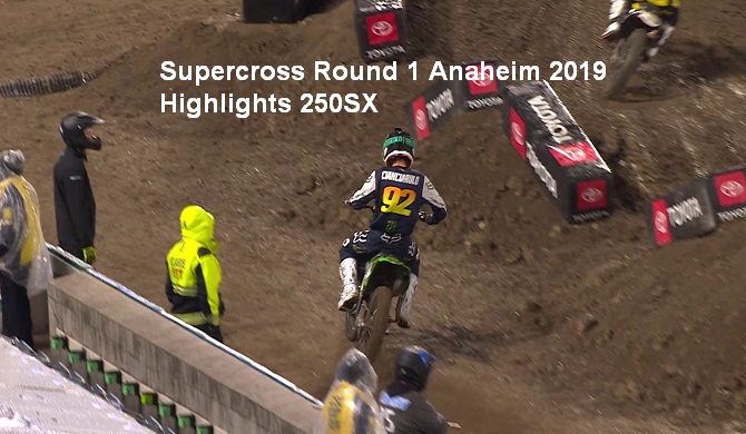 Supercross Round 1 Anaheim 2019 Highlights 250SX