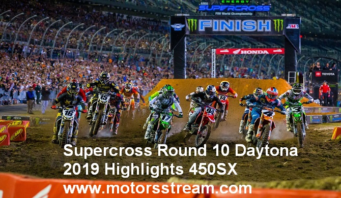 Supercross Round 10 Daytona 2019 Highlights 450SX class