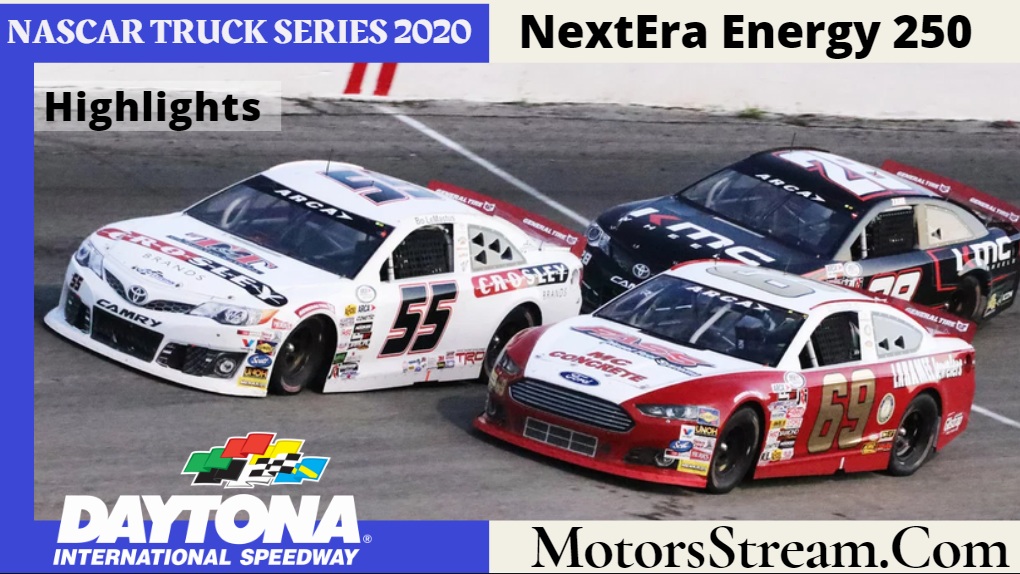 Nextera Energy 250 Highlights 2020 Truck Series