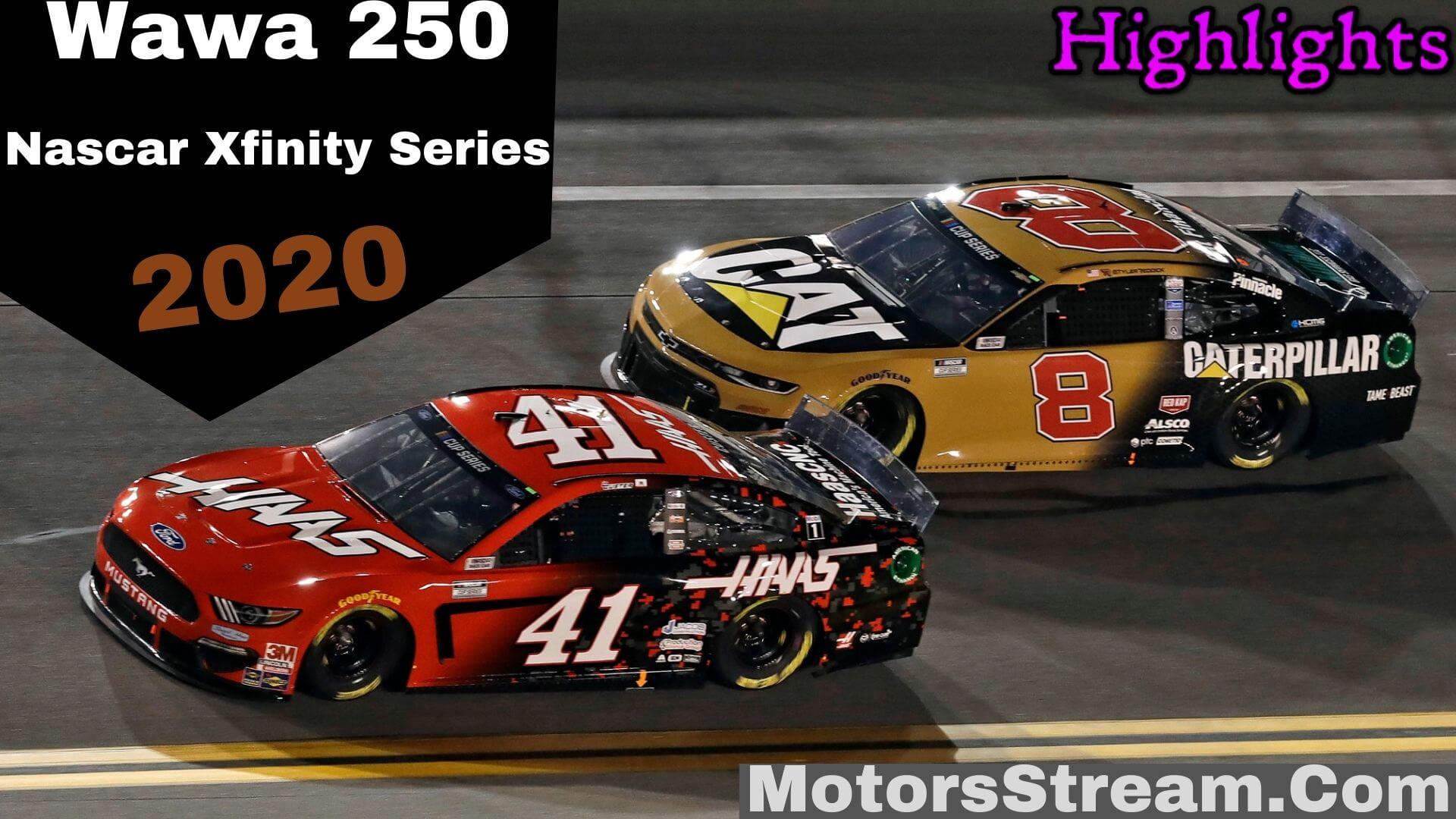 WAWA 250 Highlights 2020 Nascar Xfinity Series