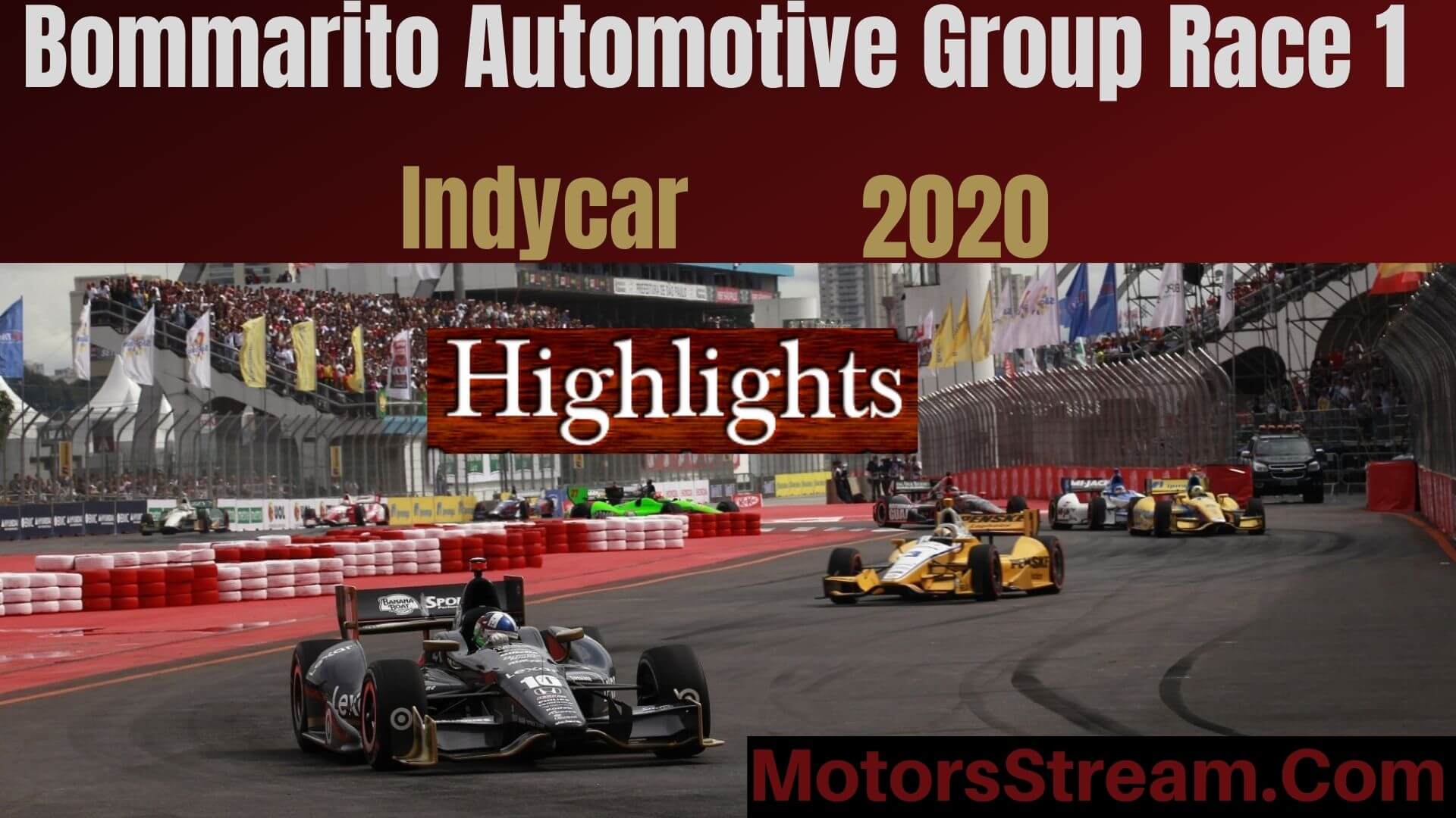 Bommarito Automotive Group Race 1 Highlights 2020 Indycar