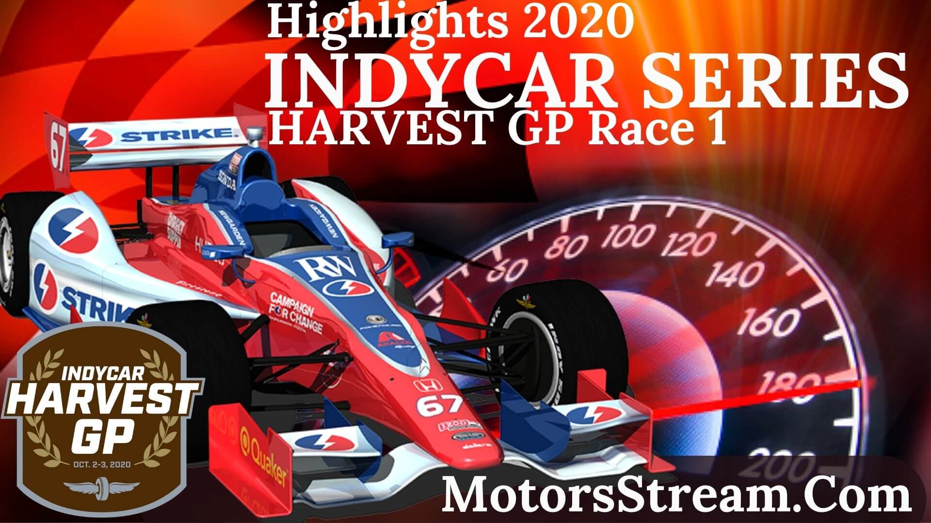 INDYCAR Harvest GP Race 1 Highlights 2020