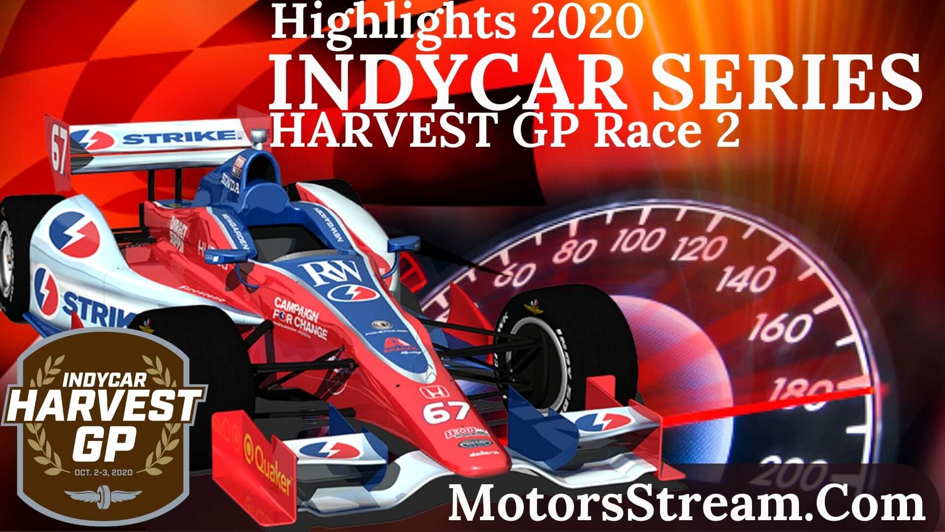 INDYCAR Harvest GP Race 2 Highlights 2020