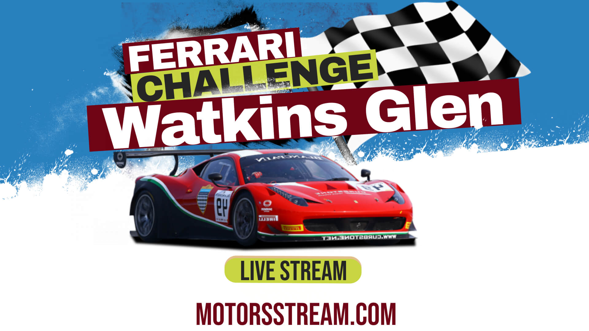 Ferrari Challenge At Watkins Glen Live Stream