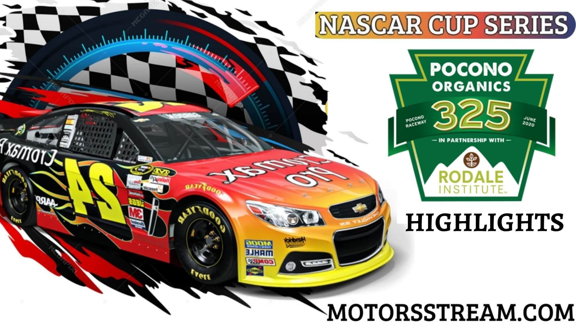 NASCAR Pocono Organics CBD 325 Highlights 2021 Cup