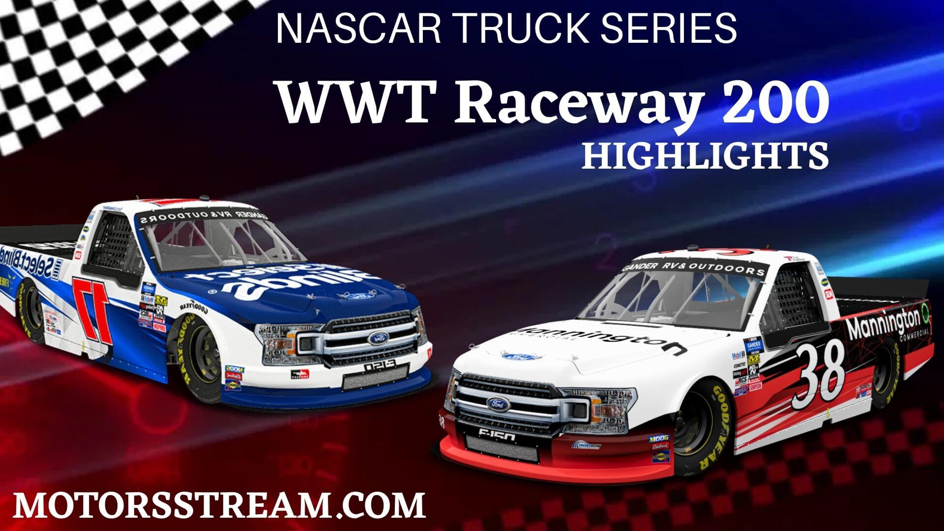 NASCAR Toyota 200 Highlights 2021 Truck Series