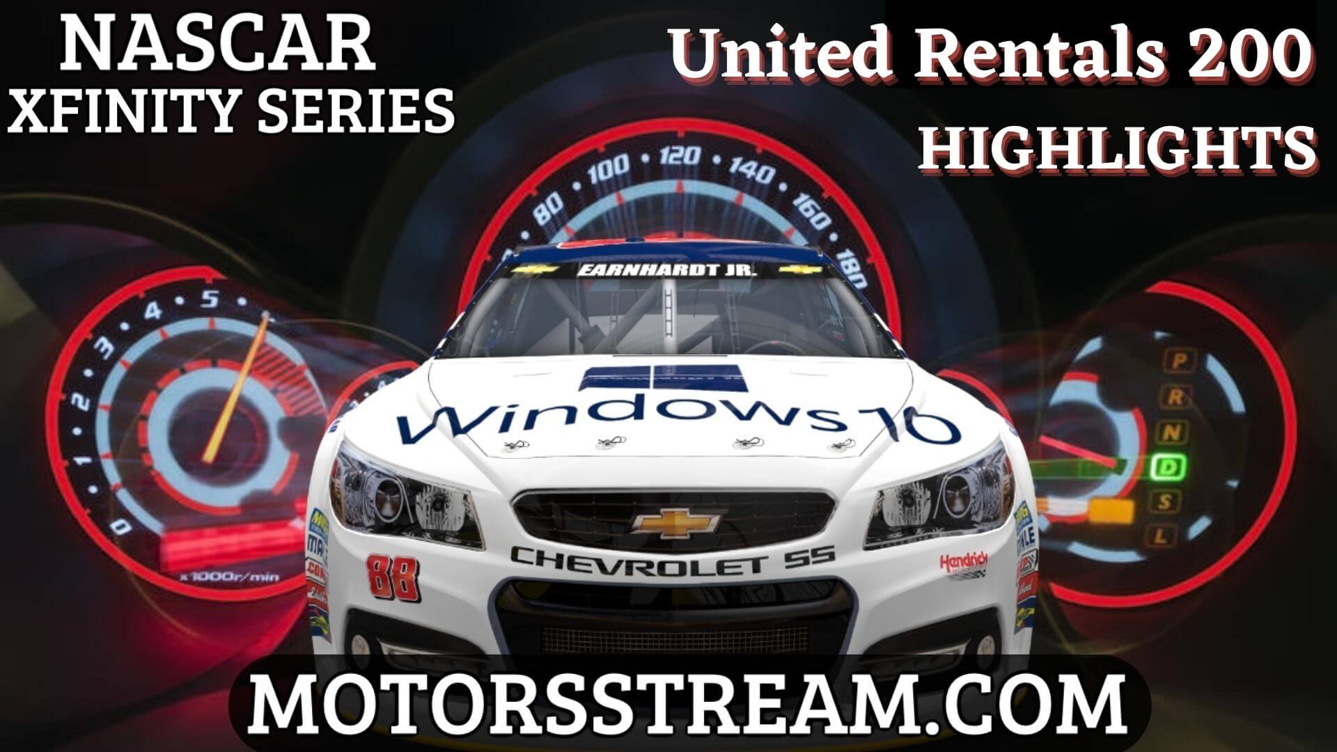 NASCAR United Rentals 200 Highlights 2022 Xfinity Series