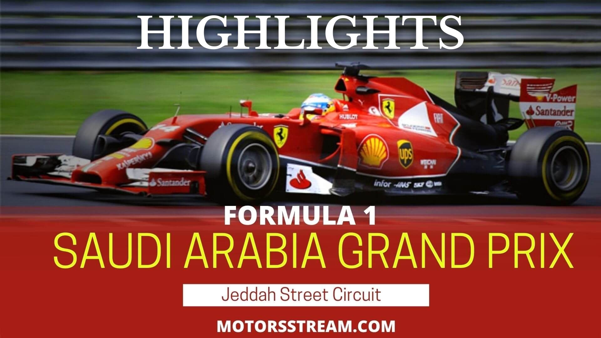 Saudi Arabian GP Highlights 2022 Formula 1
