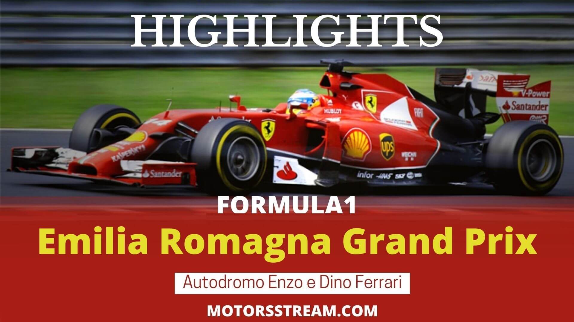 Emilia Romagna GP Highlights 2022 Formula 1