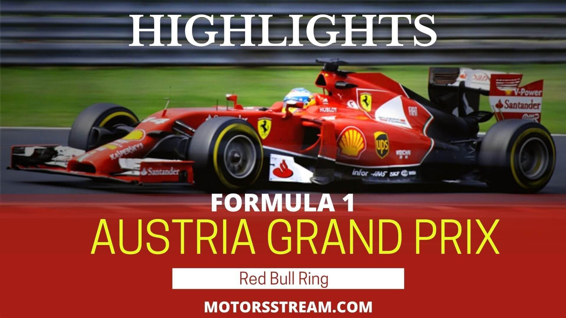 Austria Grand Prix Highlights 2022 Formula 1