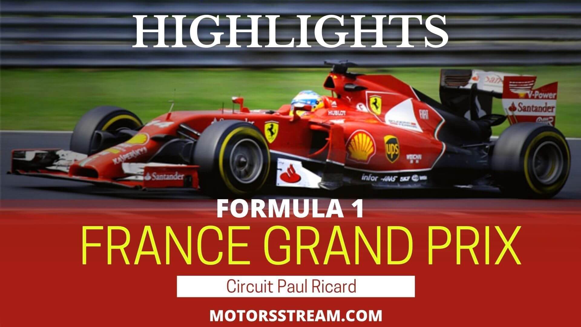 France Grand Prix Highlights 2022 Formula 1