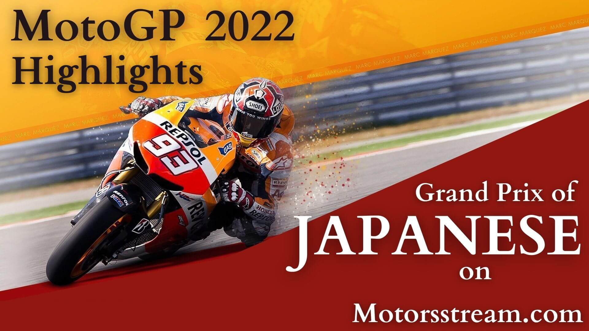 Japanese Motorcycle Grand Prix Highlights 2022
