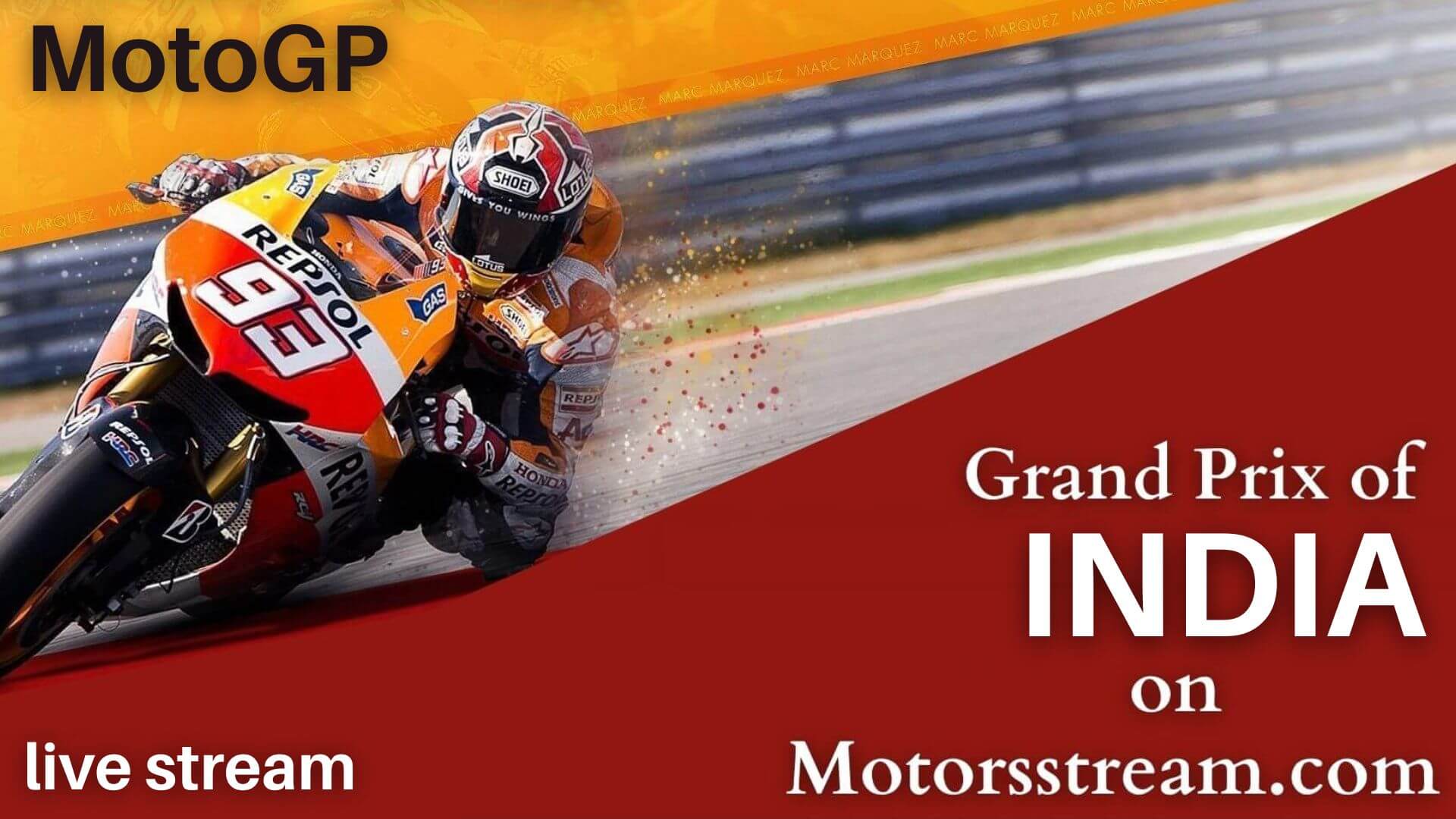 MotoGP India Live Stream 2023 Race
