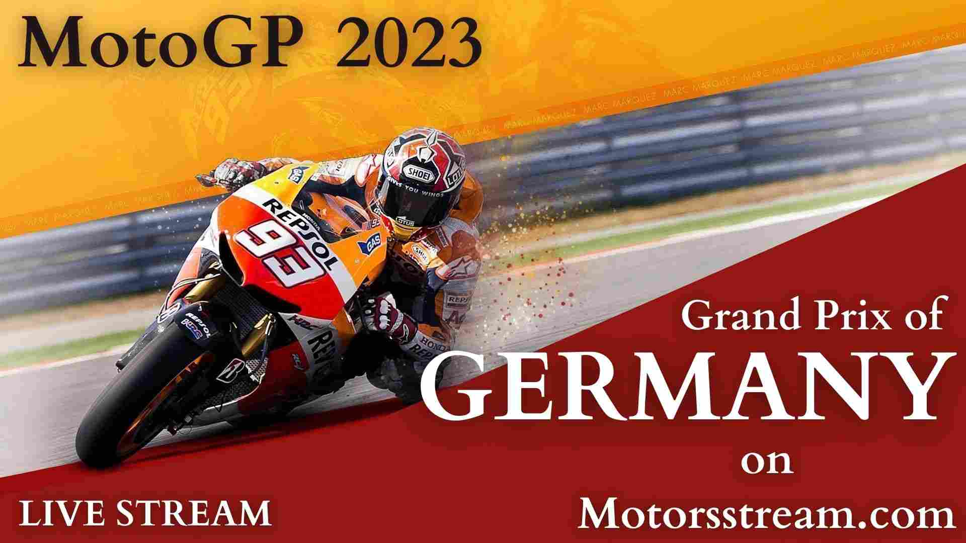 MotoGP German Grand Prix Live Stream