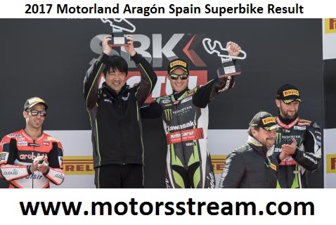 2017 Motorland Aragon Spain Superbike Result