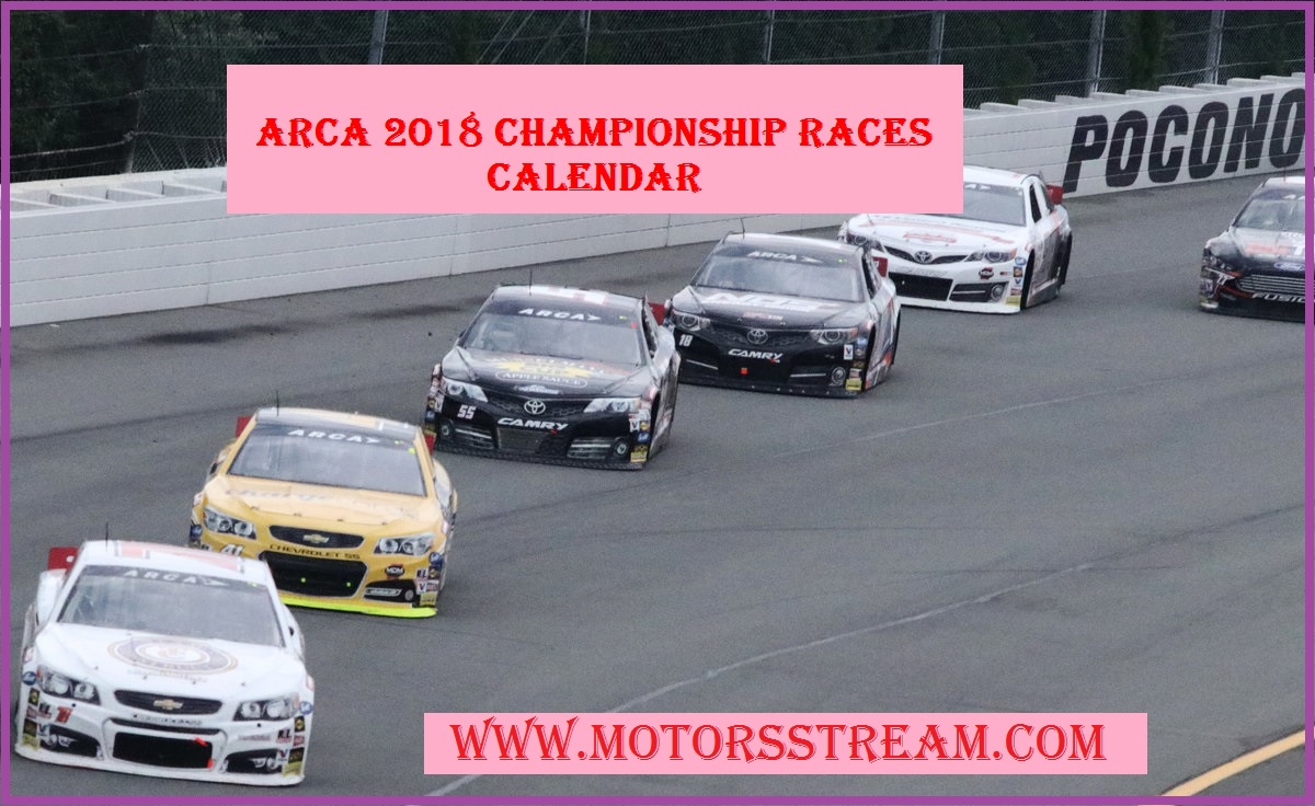 arca race Schedule